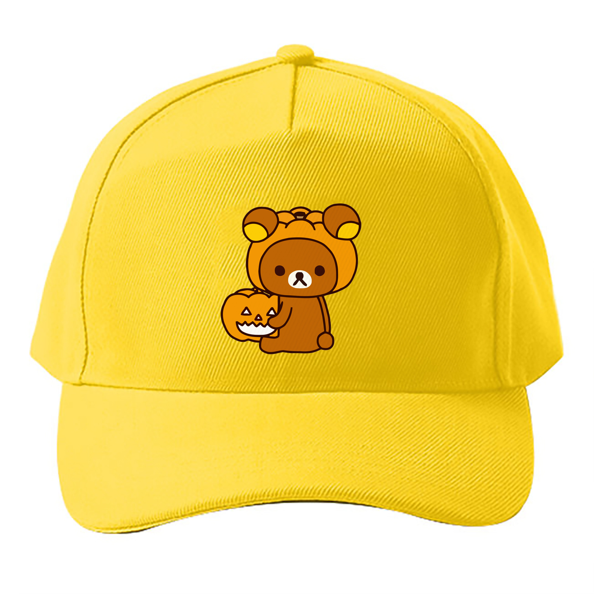 （画像用） リラックマ リラックマ キイロイトリ Rilakkuma Korilakkuma Kiiroitori ベースボールキャップ 綿100％ 男女兼用 帽子 スポーツ